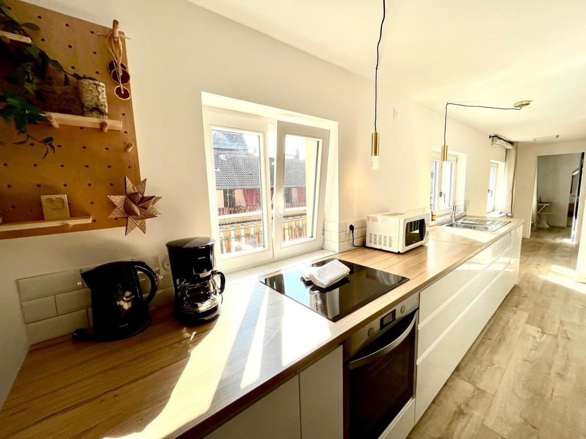 Sous Les Toits Avec Garage Et Terrasse A Ribeauville Exterior foto