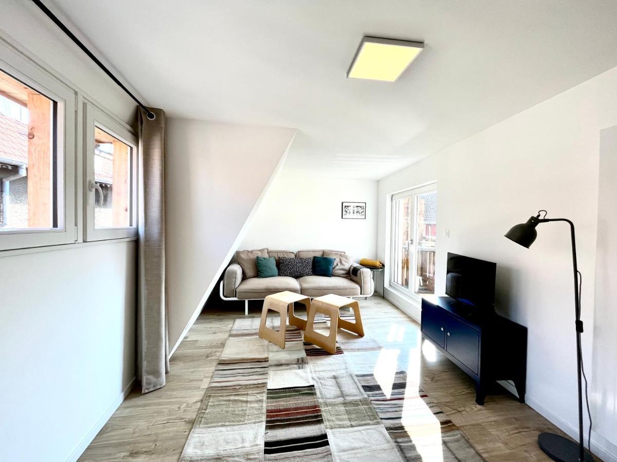 Sous Les Toits Avec Garage Et Terrasse A Ribeauville Exterior foto